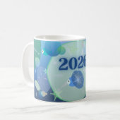 Little Bit of Blue - March Coffee Mug Kaffeetasse (Vorderseite Links)