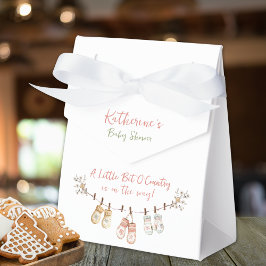 Little Bit Of Country Winter Boho Baby Girl Shower Geschenkschachtel