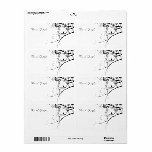 Little Black Bird Buchzeichen (Vorne)