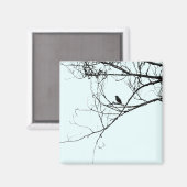 Little Black Bird Magnet (Vorderseite/Rückseite)
