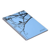 Little Black Bird-Notebook Notizblock (Rechte Seite)