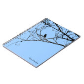 Little Black Bird-Notebook Notizblock (Linke Seite)