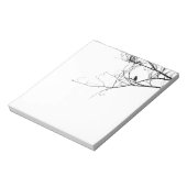 Little Black Bird Notepad Notizblock (Rotiert)