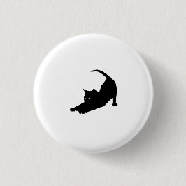 Little Black Cat Button