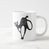 Little Black Cat Jumbo-Tasse (Rechts)