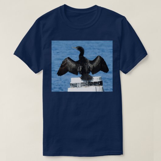 Little Black Cormorant T-Shirt (Design vorne)