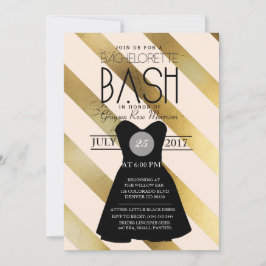 Little Black Dress Bachelorette Bash | PARTY Einladung