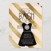 Little Black Dress Bachelorette Bash | PARTY Einladung (Vorne/Hinten)