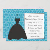 Little Black Dress Einladung (Vorne/Hinten)