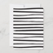 Little Black Dress LBD Junggeselinnen-Abschied Einladung (Rückseite)