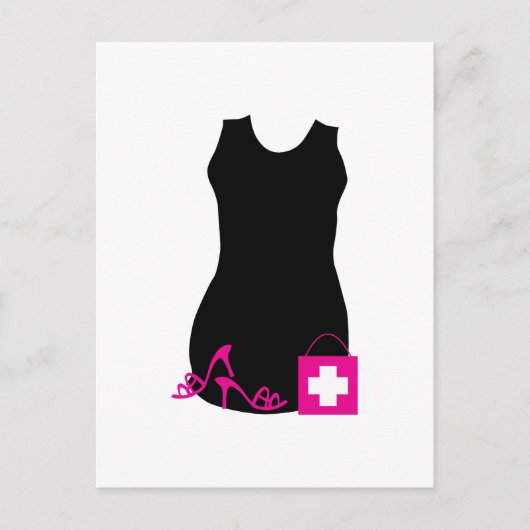 Little Black Dress Postkarte (Vorderseite)