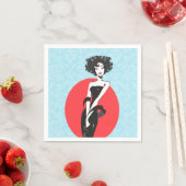 Little Black Dress Stunner Cocktail Napkins Serviette (Beispiel)