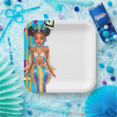 Little Black Mermaid Girl Party Teller (Party)