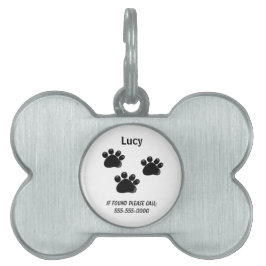 Little Black Paws Pet Tag Tiermarke