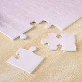 Little Blonde Girl mit Bunny Toy Puzzle (Seite)