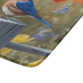 Little Blue Bird Cutting Board Schneidebrett (Ecke)