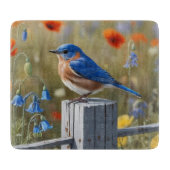 Little Blue Bird Cutting Board Schneidebrett (Vorderseite)