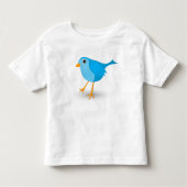 Little Blue Bird Niedlich Baby's oder Säuglings T Kleinkind T-shirt (Vorderseite)