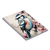 Little Blue Bird | Notebook-Journal Notizblock (Rechte Seite)