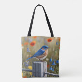 Little Blue Bird Tasche (Rückseite)