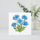 Little Blue Blumen (Stehend Vorderseite)