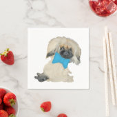 Little Blue Bow Serviette (Beispiel)