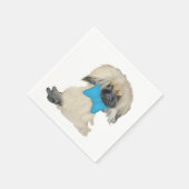 Little Blue Bow Serviette (Ecke)