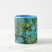 Little Blue Brunnera Blume Floral Tasse (Zentrum)