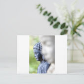 Little Blue Buddha Postkarte (Stehend Vorderseite)