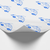 Little Blue Car Geschenkpapier (Ecke)
