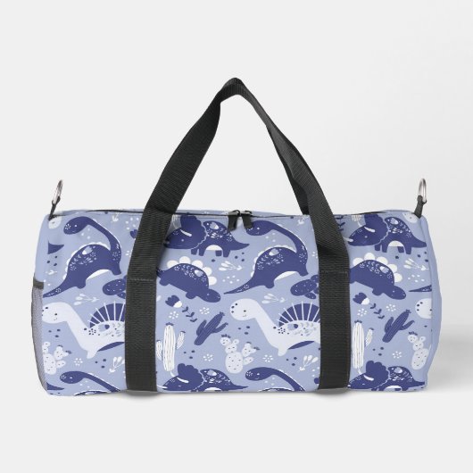 Little Blue Dinosaurier Duffle Bag (Rückseite)