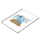 Little Blue Dragon Notizblock (Linke Seite)