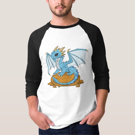 Little Blue Dragon T-Shirt (Vorderseite)