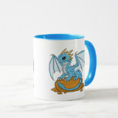 Little Blue Dragon Tasse (VorderseiteRechts)