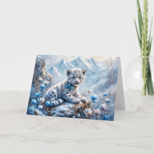 Little Blue Eyes Card Karte