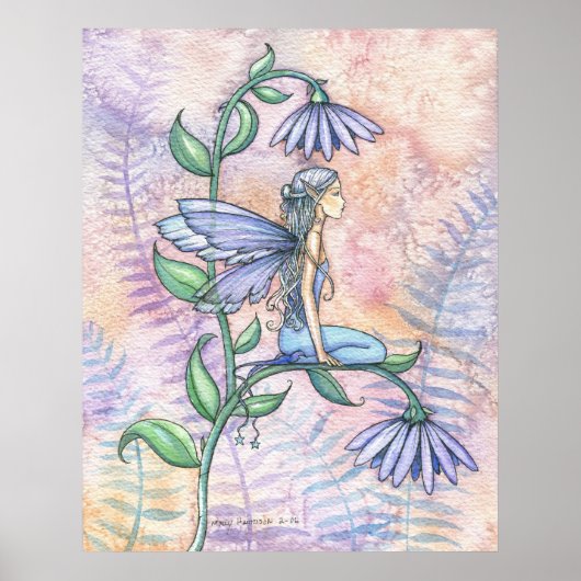 Little Blue Fairy Poster von Molly Harrison (Vorne)