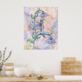 Little Blue Fairy Poster von Molly Harrison (Küche)