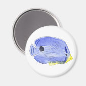 Little Blue Fish Magnet (Vorderseite/Rückseite)