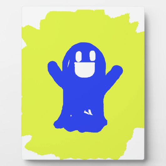 Little Blue Ghost Fotoplatte (Vorderseite)