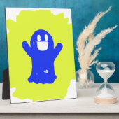 Little Blue Ghost Fotoplatte (Seite)