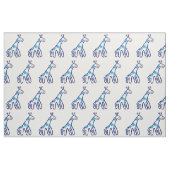 Little Blue Giraffe Kinderzimmer Stoff (Fat Quarter (45,7 x 55,9 cm))
