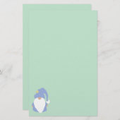 Little Blue Gnome Briefpapier (Vorne/Hinten)
