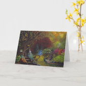 Little Blue Greeting Card Karte (Gelbe Blume)