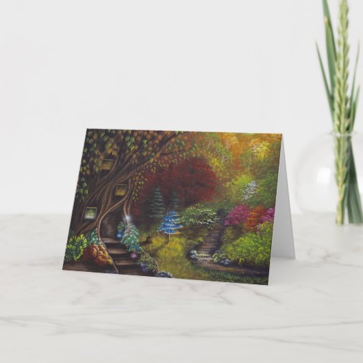 Little Blue Greeting Card Karte (Vorderseite)