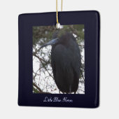 Little Blue Heron Bird Ornament (Links)