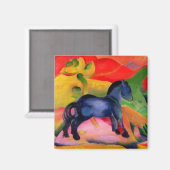 Little Blue Horse, 1912 Magnet (Vorderseite/Rückseite)