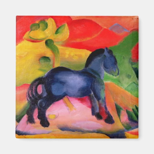 Little Blue Horse, 1912 Magnet (Vorne)