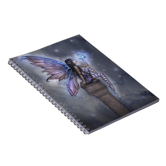 Little Blue Moon Fairy Notizblock (Rechte Seite)