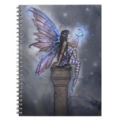Little Blue Moon Fairy Notizblock (Vorderseite)