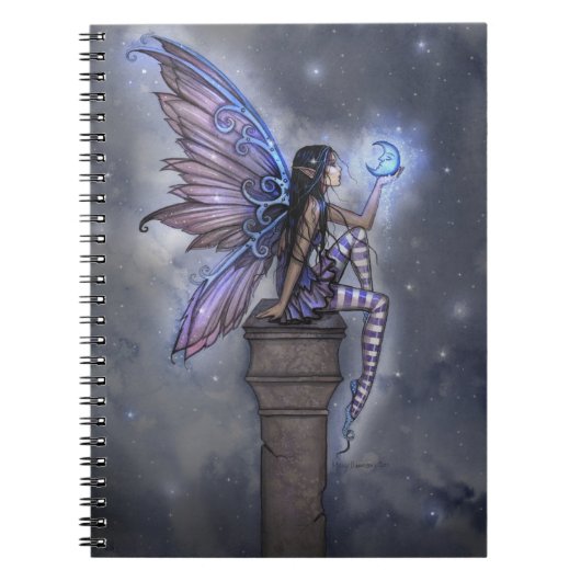 Little Blue Moon Fairy Notizblock (Vorderseite)